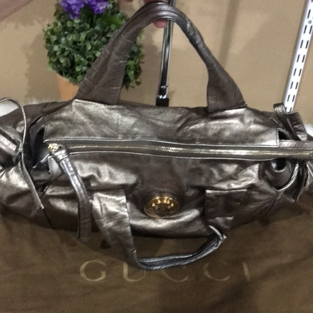 Gucci Med Hysteria Leather Tote - Picture 16 of 16